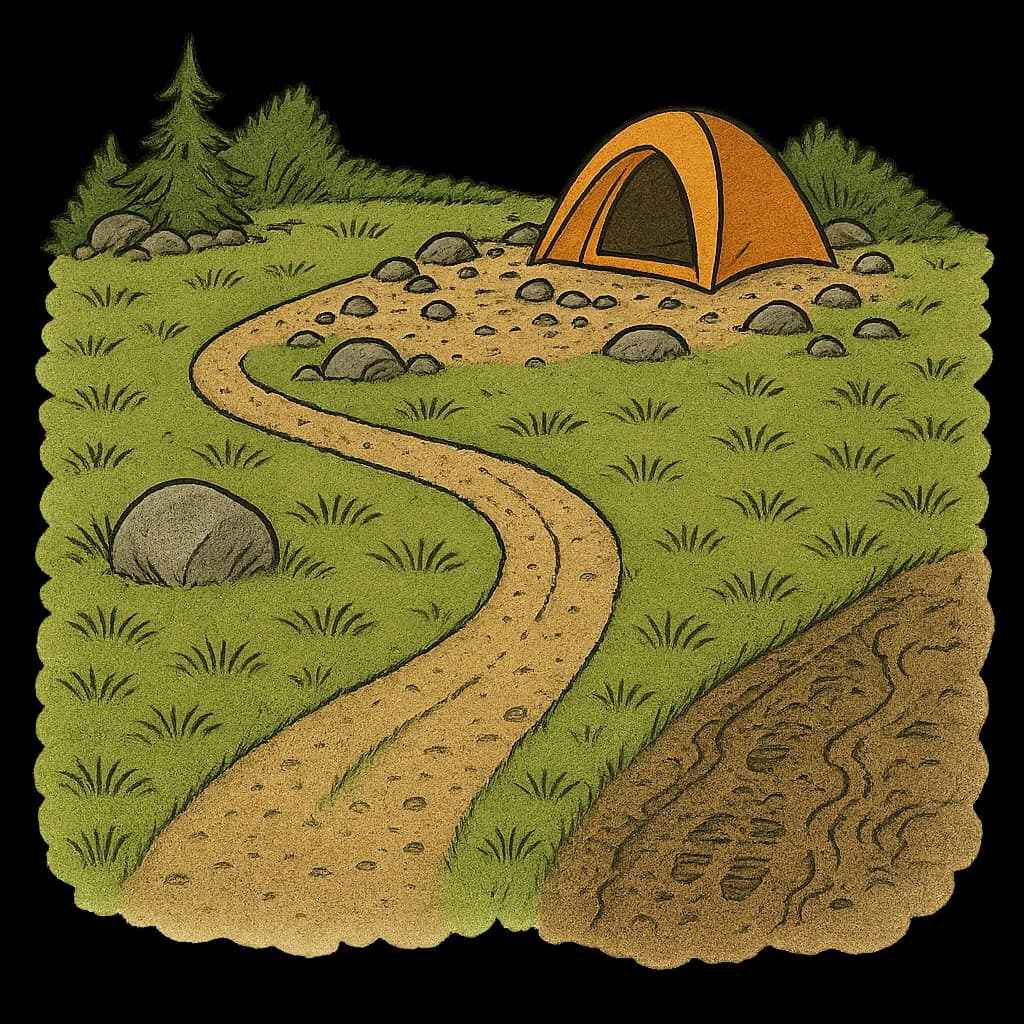 2. Travel and Camp on Durable Surfaces